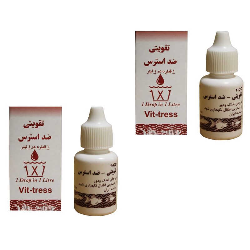 دارو تقویتی و ضد استرس ماهی پارسیس مدل 020 حجم 40 میلی لیتر بسته 2 عددی